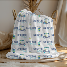 Load image into Gallery viewer, THEME BLANKET ~ Blue Golf