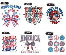 Load image into Gallery viewer, Fourth of July SPECIAL DTF TRANSFERS
