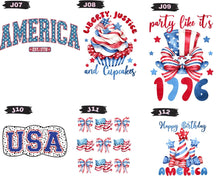 Load image into Gallery viewer, Fourth of July SPECIAL DTF TRANSFERS