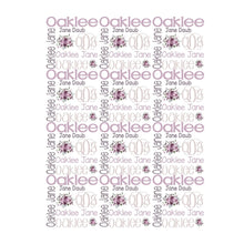Load image into Gallery viewer, THEME BLANKET ~ Monogram Subway