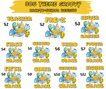 Load image into Gallery viewer, 80s Theme Groovy - DTF Transfer