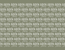 Load image into Gallery viewer, Personalized Name Blanket with set option