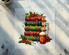 Load image into Gallery viewer, All Booked For Christmas DTF TRANSFER