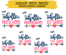 Load image into Gallery viewer, Arrow with heart - DTF Transfer