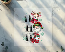 Load image into Gallery viewer, Ho Ho Ho - Plaid Christmas DTF TRANSFER