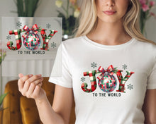 Load image into Gallery viewer, Joy To World Ornament DTF TRANSFER