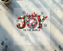 Load image into Gallery viewer, Joy To World Ornament DTF TRANSFER