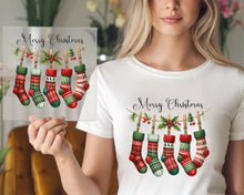 Load image into Gallery viewer, Merry Christmas Stockings DTF TRANSFER