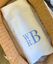 Load image into Gallery viewer, Heirloom Quilt Embroidered Design with Stacked Monogram