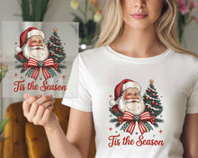 Load image into Gallery viewer, Tis The Season Retro Santa DTF TRANSFER