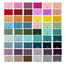 Load image into Gallery viewer, NAME BLANKET ~ NEW COLOR CHART ~ SPECIAL!!!!