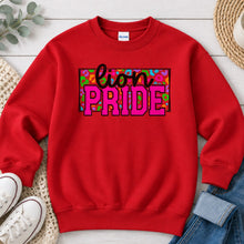 Load image into Gallery viewer, Lion Pride Rainbow Leopard Red
