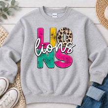 Load image into Gallery viewer, Leopard Colorblock Lions Ash Grey