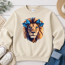Load image into Gallery viewer, Lion With Blue Bows Sand