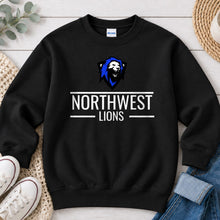 Load image into Gallery viewer, Northwest Lions Mascot Black