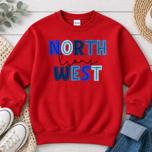 Load image into Gallery viewer, North West Lions Block Red