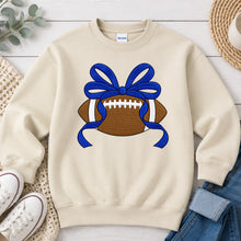 Load image into Gallery viewer, Football Blue Bow Sand