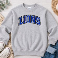Load image into Gallery viewer, Varsity Arch Lions Ash Grey