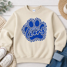 Load image into Gallery viewer, Embroidered Leopard Paw Lions Sand