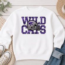 Load image into Gallery viewer, Glitter Wildcats Helmet White