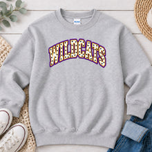Load image into Gallery viewer, Wildcats Polka Dot Arch Ash Grey