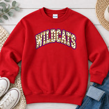 Load image into Gallery viewer, Wildcats Polka Dot Arch Red