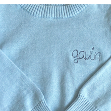 Load image into Gallery viewer, Personalized Sweater PINK or BLUE