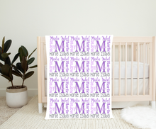 Load image into Gallery viewer, Personalized Name Blanket Center Letter MARLIE