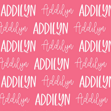 Load image into Gallery viewer, Personalized Name Blanket Girl ADDILYN
