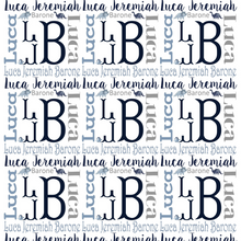 Load image into Gallery viewer, Personalized Name Monogram Dinosaur Blanket LUCA