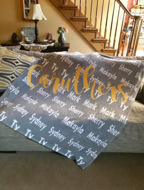 Family last discount name blanket