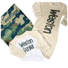 Load image into Gallery viewer, Newborn Coming Home Layette Set-Camo-Weston Daniel