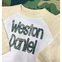 Load image into Gallery viewer, Personalized newborn raglan gown - photo 2