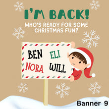 Load image into Gallery viewer, ELF ON SHELF BANNER
