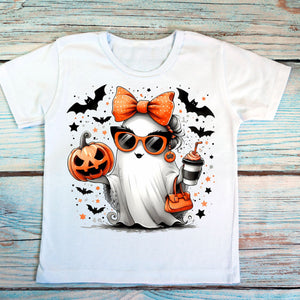 Boojie Trick Or Treat Ghost Children's Tee