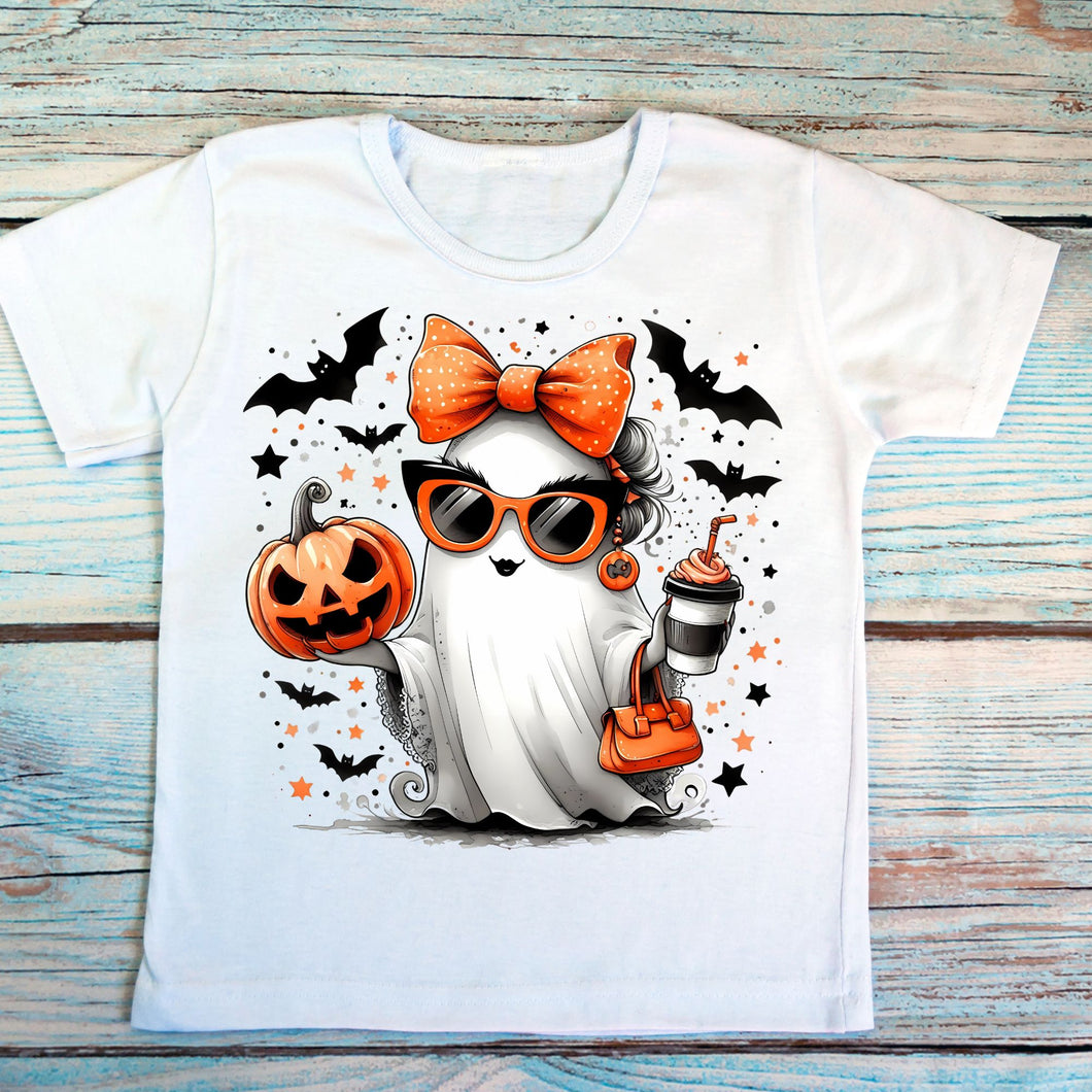 Boojie Trick Or Treat Ghost Children's Tee