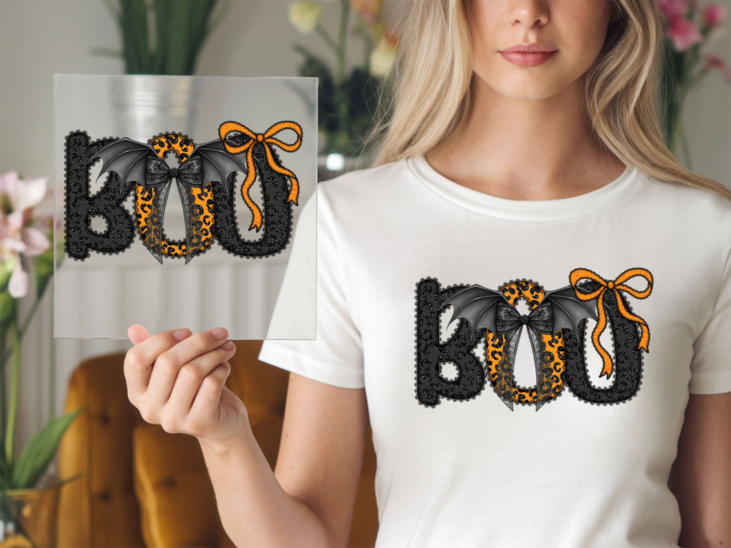 BOO Halloween  DTF TRANSFER