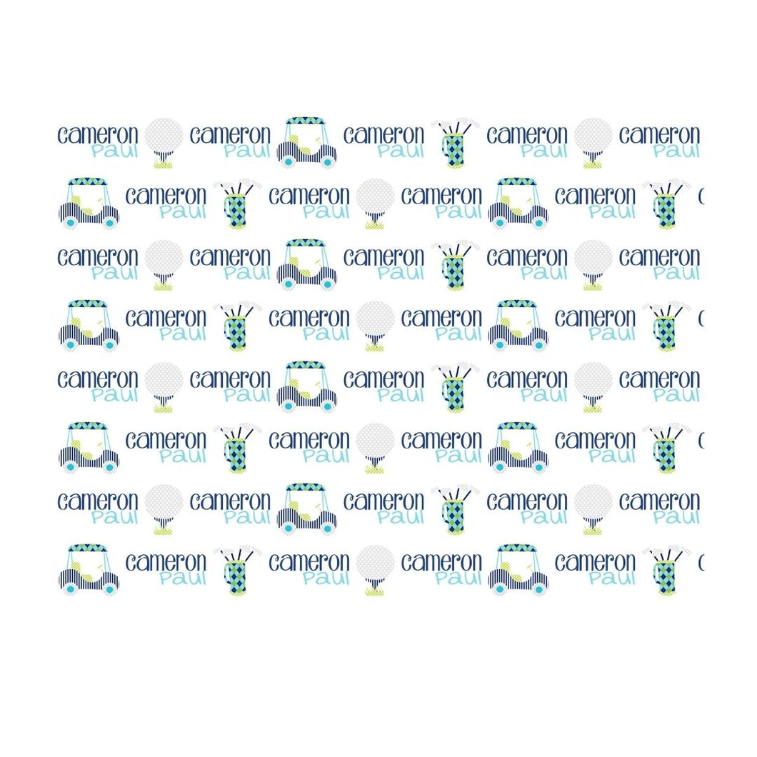THEME BLANKET ~ Blue Golf
