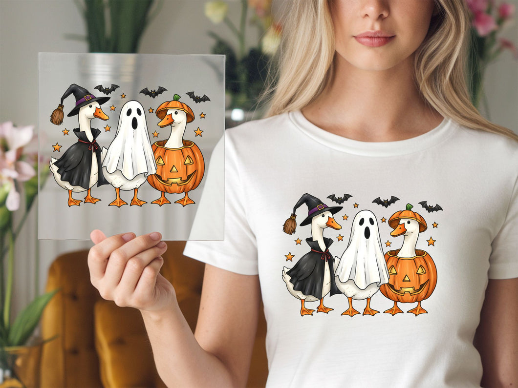 Halloween Goose Cute Halloween DTF TRANSFER