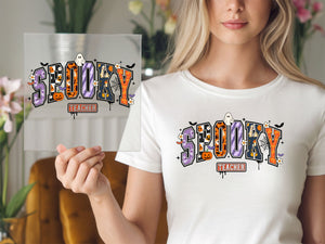 TEACHER:  Spooky Teacher Halloween DTF TRANSFER