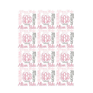 THEME BLANKET ~ Monogram Subway