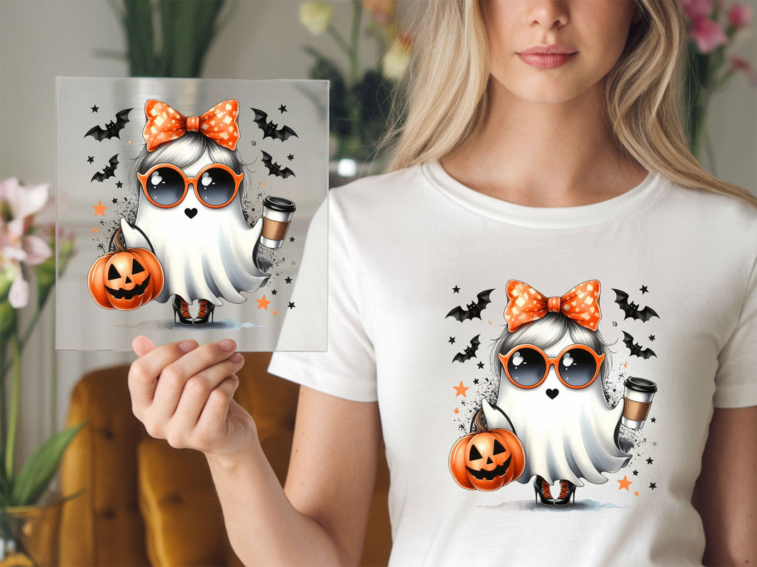 Cute Girl Ghost Halloween DTF TRANSFER