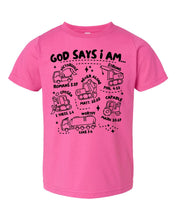 Load image into Gallery viewer, God says I am Youth T-Shirt
