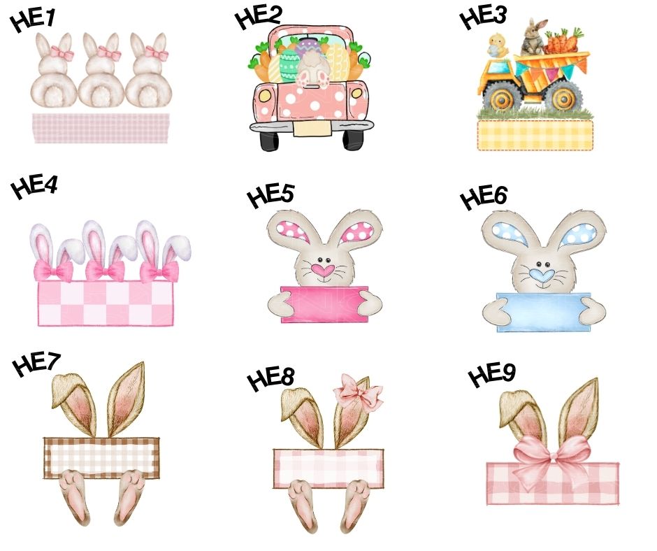 EASTER KID DESIGN OPTIONS