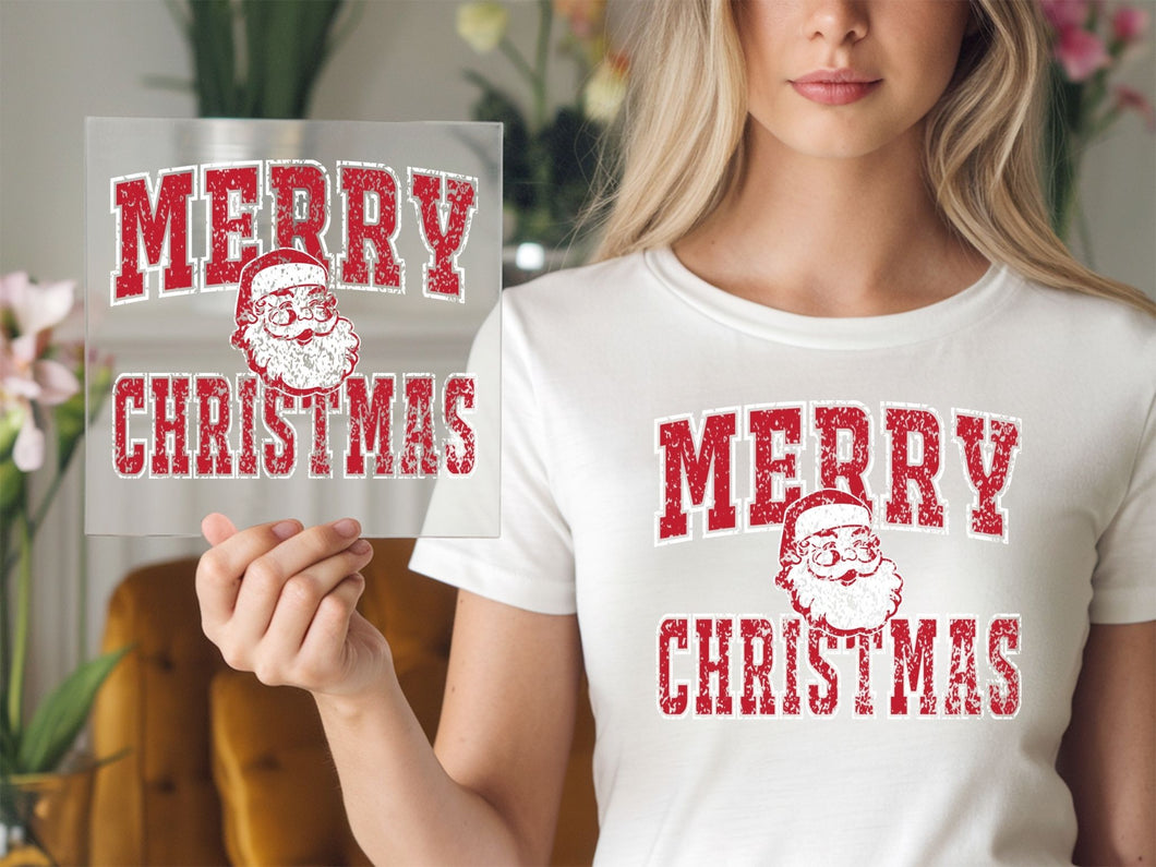 Merry Christmas Santa Christmas DTF TRANSFER