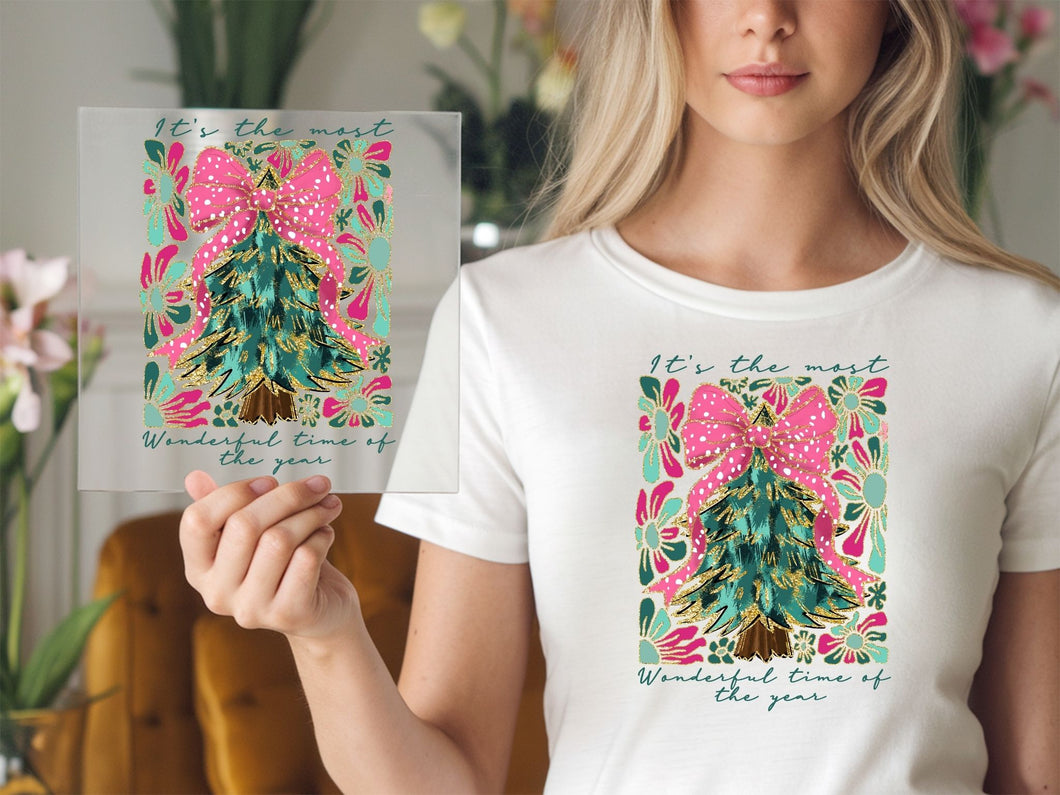 It's the most wonderful time of year Christmas DTF TRANSFER