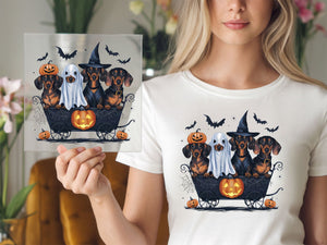 Dachshund Weiner Dog Halloween DTF TRANSFER