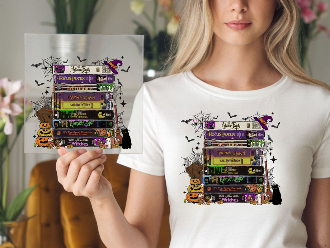 Book Lover Cute Halloween DTF TRANSFER