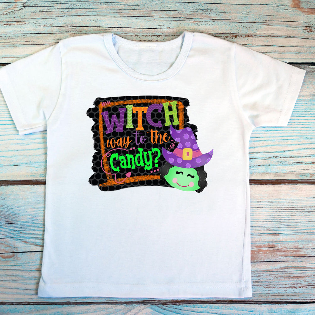 Witch Way To The Candy Children's Tee