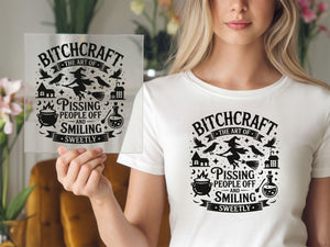 BITCHCRAFT Halloween DTF TRANSFER
